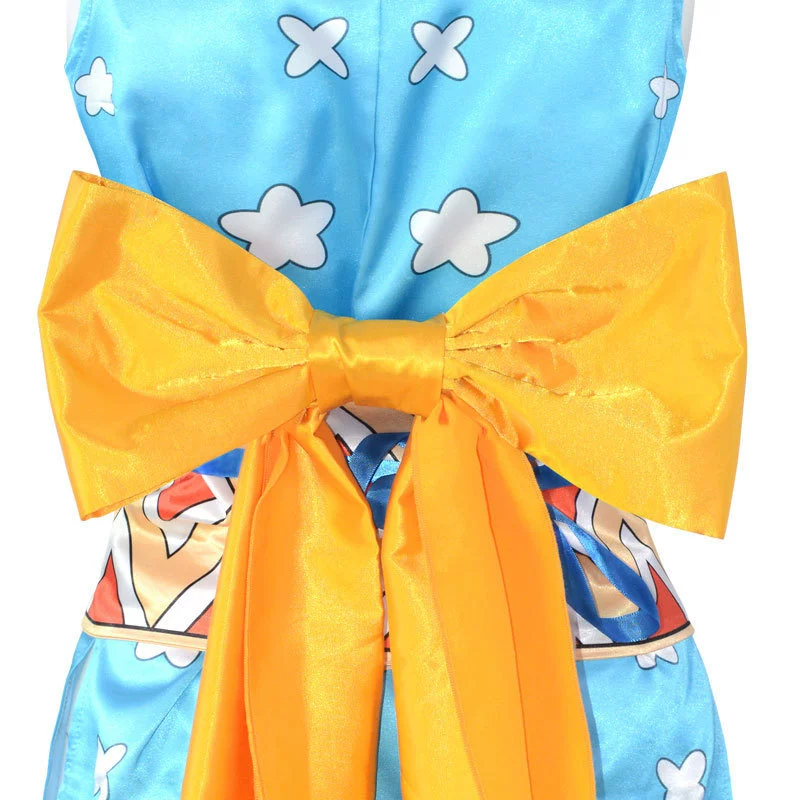 One Piece Nami Cos сервер 2D аниме ролевая игра косплей кимоно с атласным принтом Нами