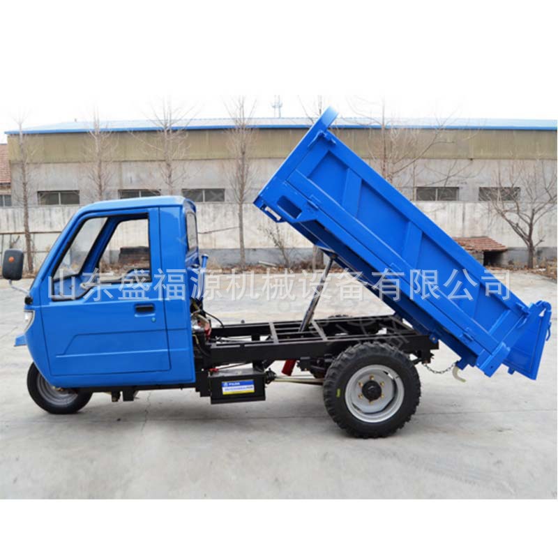 柴油三轮车 22马力无棚自卸农用拉粮 操作方便