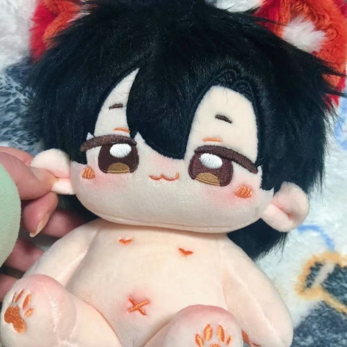 Full-time Master Ye Xiu Attribute Xiao Hu 20cm Cotton Doll Anime Peripheral Figure Handsome Plush Toy Gift