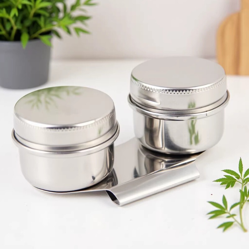 Stainless Steel Double Oil Pot Oil Painting Color Mixing Brush Washer Portable Art Supplies for Acrylic and Gouache Stainless Steel Double Oil Pot Oil Painting Color Mixing Brush Washer Portable Art Supplies for Acrylic and Gouache