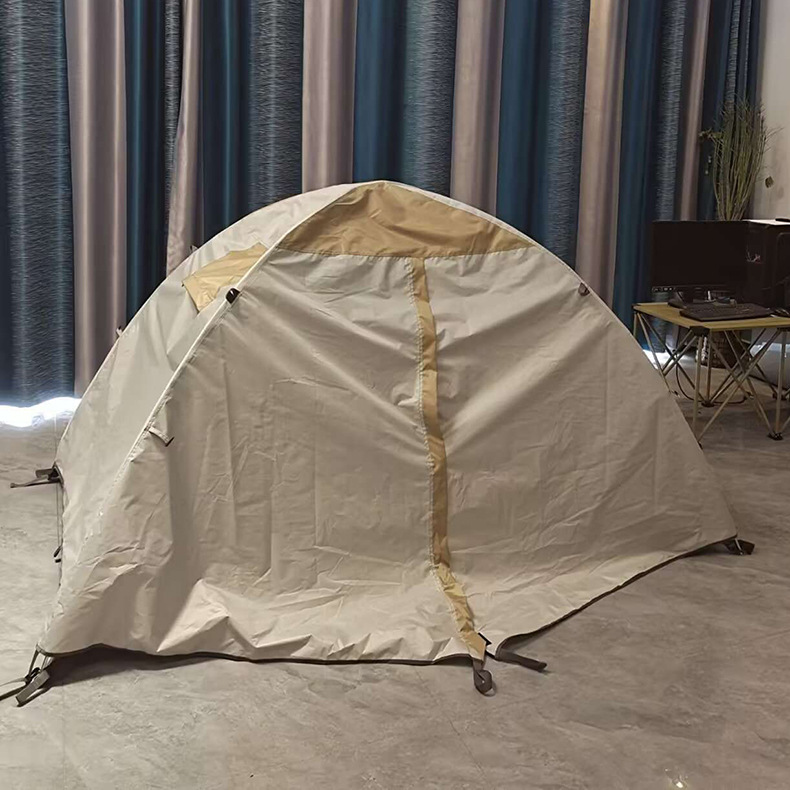 Outdoor Camping Tent Portable Quick-Open Tent for 3-4 People with Silver Coating Camping Tent Car-Mounted Folding Tent
