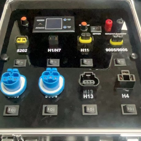 Probador de Corriente, Sensor de Luz para Automóvil, Lente LED, Soporte de Exhibición Móvil para Parámetros, Caja de Prueba de Fuente de Alimentación