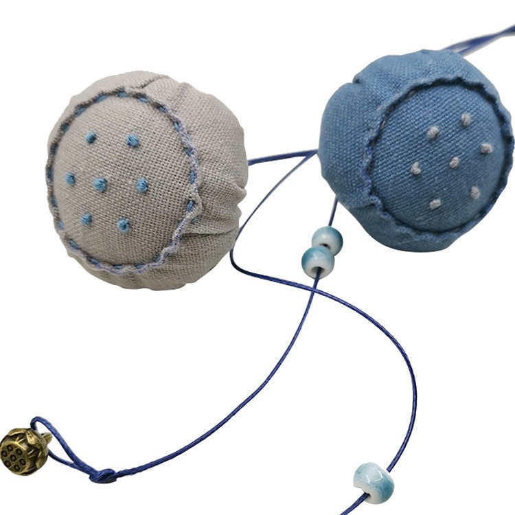 Patchwork bordado DIY paquete de materiales hechos a mano Clase de producción creativa loto colgante accesorios colgantes