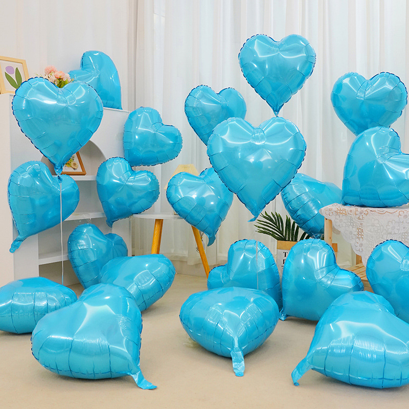 Corazón azul 18 pulgadas-2