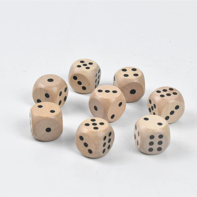 Деревянные кубики, игрушка из натурального дерева, 2 см