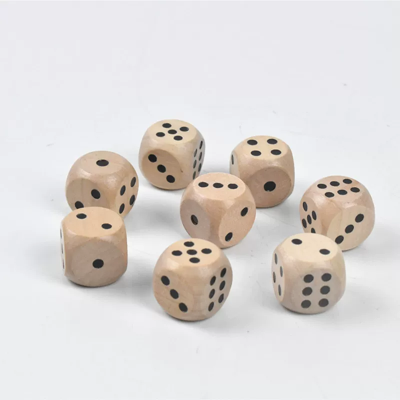 Деревянные кубики, игрушка из натурального дерева, 2 см