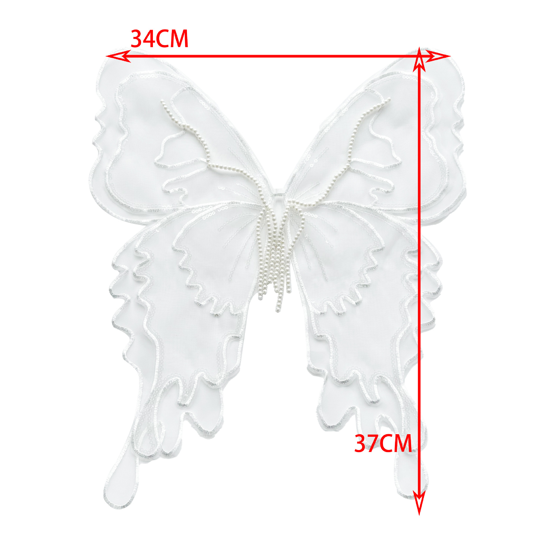 1 Pièce Élégant Papillon Polyester Patchs Autocollants Pour Vêtements display picture 2