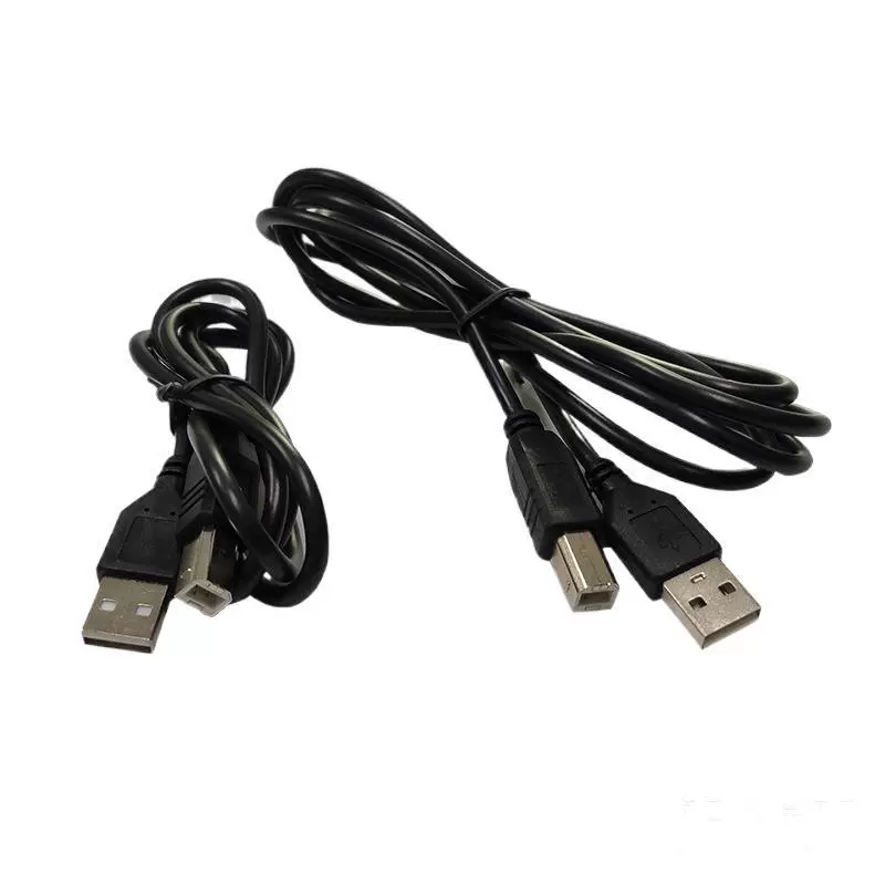 Заводская медная USB 2.0 магнитная кольцевая компьютерная печать линии прозрачная синяя 1,5 метра 3 метра A/b принтерData линия черная