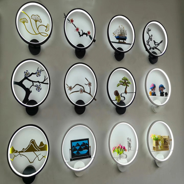 lámpara de pared nórdica lámpara de cabecera pasillo escalera de niños lámpara de cabeza creativa sala de estar cabecera dormitorio lámpara de pared de red ahora