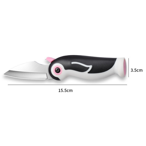 Stainless steel fruit knife, household folding portable knife, high-end multifunctional fruit peeling knife for dormitory use