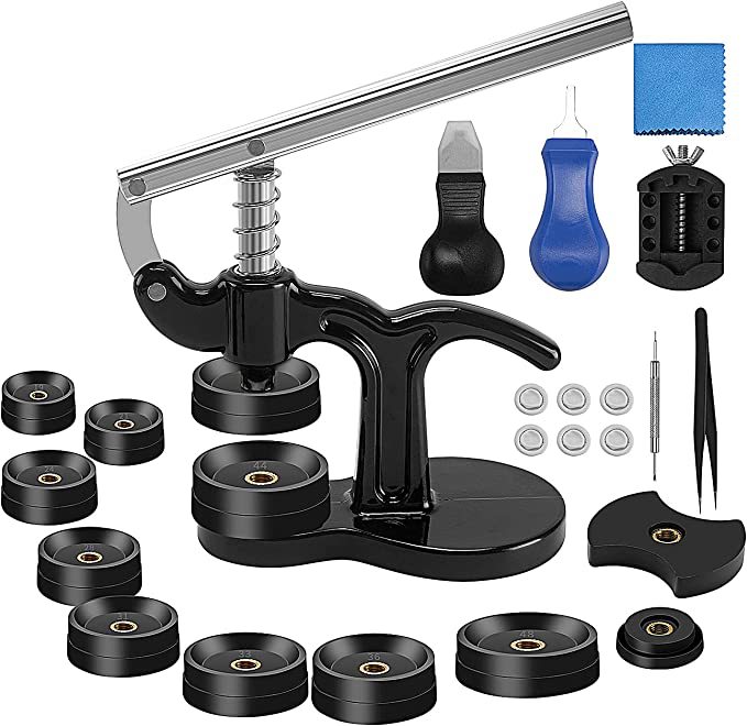 修表工具台式 压盖器 机械石英手表压后盖 压表机换电池工具