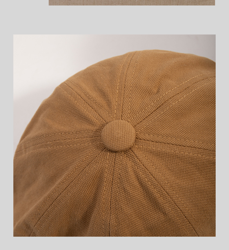 Nuovo cappello giapponese retrò, berretto reversibile a becco d'anatra per uomo, cappello da giornalaio color cachi, basco alla moda, cappello da pittore_voghion.com