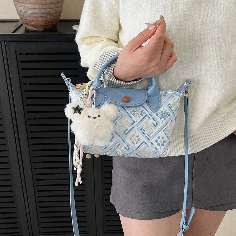 Chinese Style Handmade Shoulder Bag Diy Dumpling Kit For Women_voghion.com