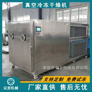 供应荔枝真空冷冻干燥机 花菜真空冻干设备 青豆低温真空冻干机器