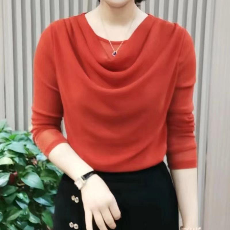 오렌지색 긴소매