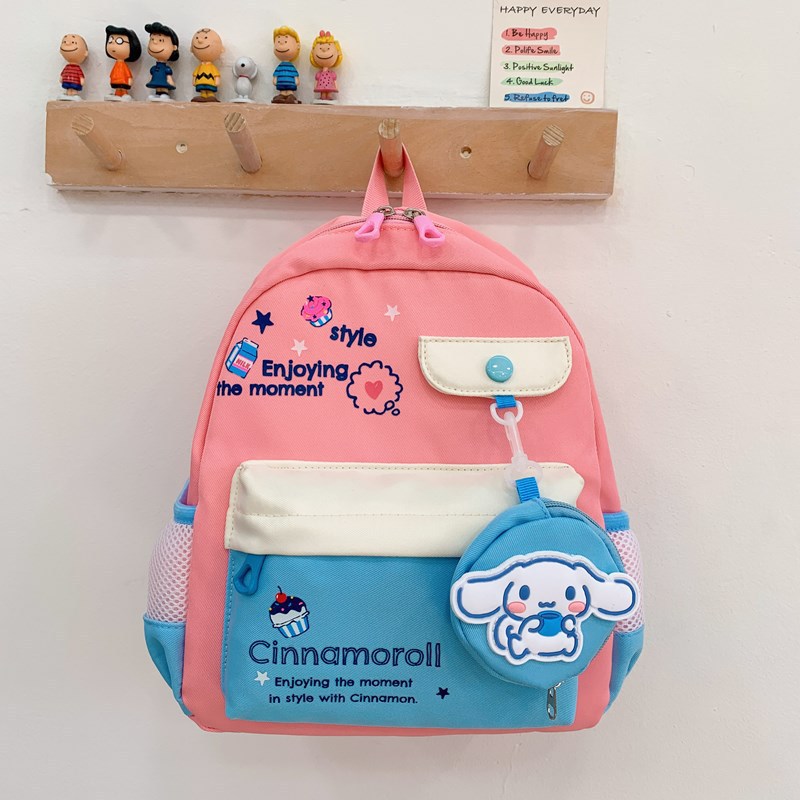 2025 primavera niños mochila de moda ocio niñas jardín de infantes viaje caricatura lindo mochila