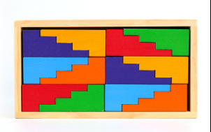 Los niños de madera pirámide escalera grande Arco Iris bloques Jenga educación temprana color cognición haya juguetes educativos