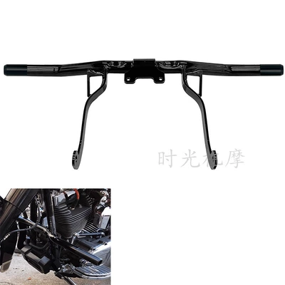 Suitable for Harley Avenue Highway Glide Road King Modified DS Style Front and Rear Slotted Bumper Anti-fall Protection Rod