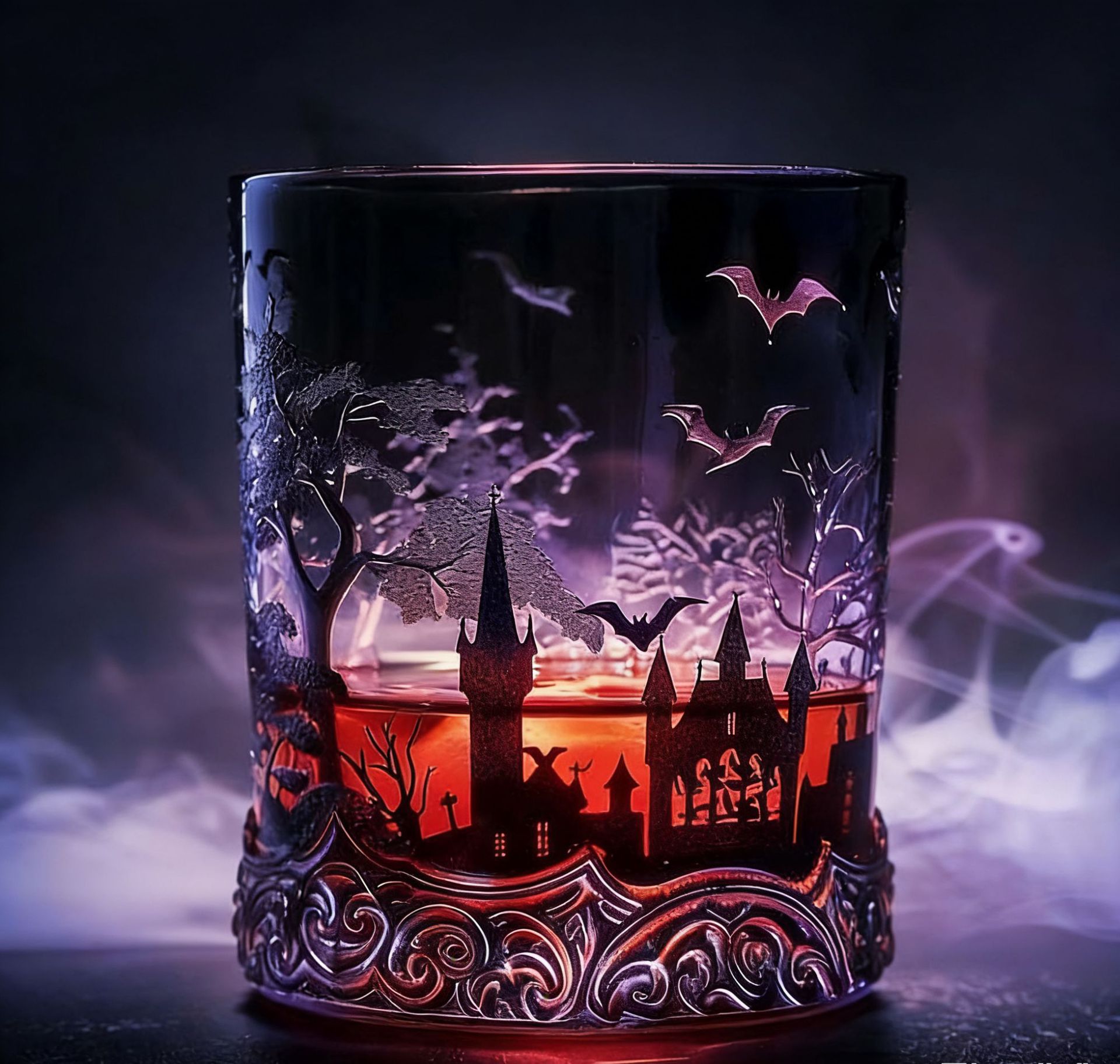 Nuevos productos transfronterizos Botella de whisky estilo Pot Poción mágica Botella de whisky estilo Halloween
