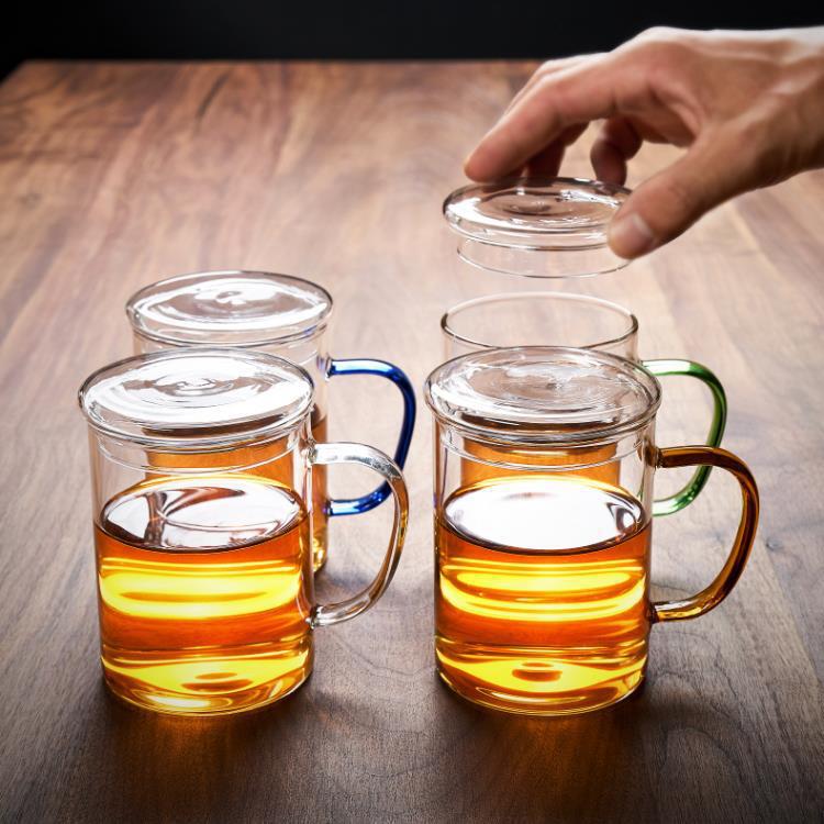 蓋付きスポット卸売オフィス男性と女性のティーカップハンドル付き透明家庭用ミルクコーヒーカップ断熱|undefined