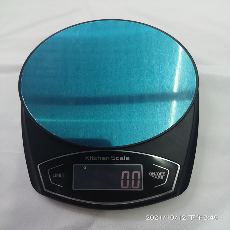 2021 nueva escala de cocina de acero inoxidable 5kg / 0.1g escala electrónica escala de horneado