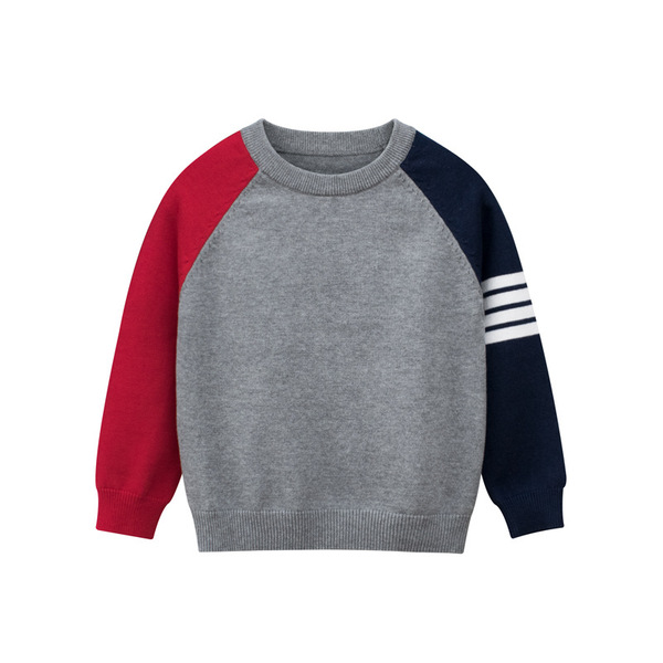 autumn children's knitted sweater for boys