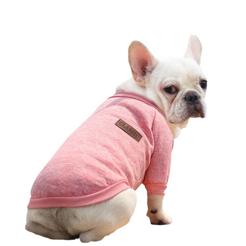 Autumn and winter new small and medium-sized dog fighting pug dog and cat two-legged sweatshirt pet wool clothing supplies manufacturer
