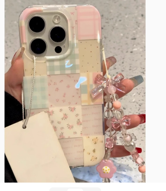 Gentle Phoenix ins empalme floral para iphone16 soporte 15ProMax Apple 14/13 funda para teléfono móvil 16PM