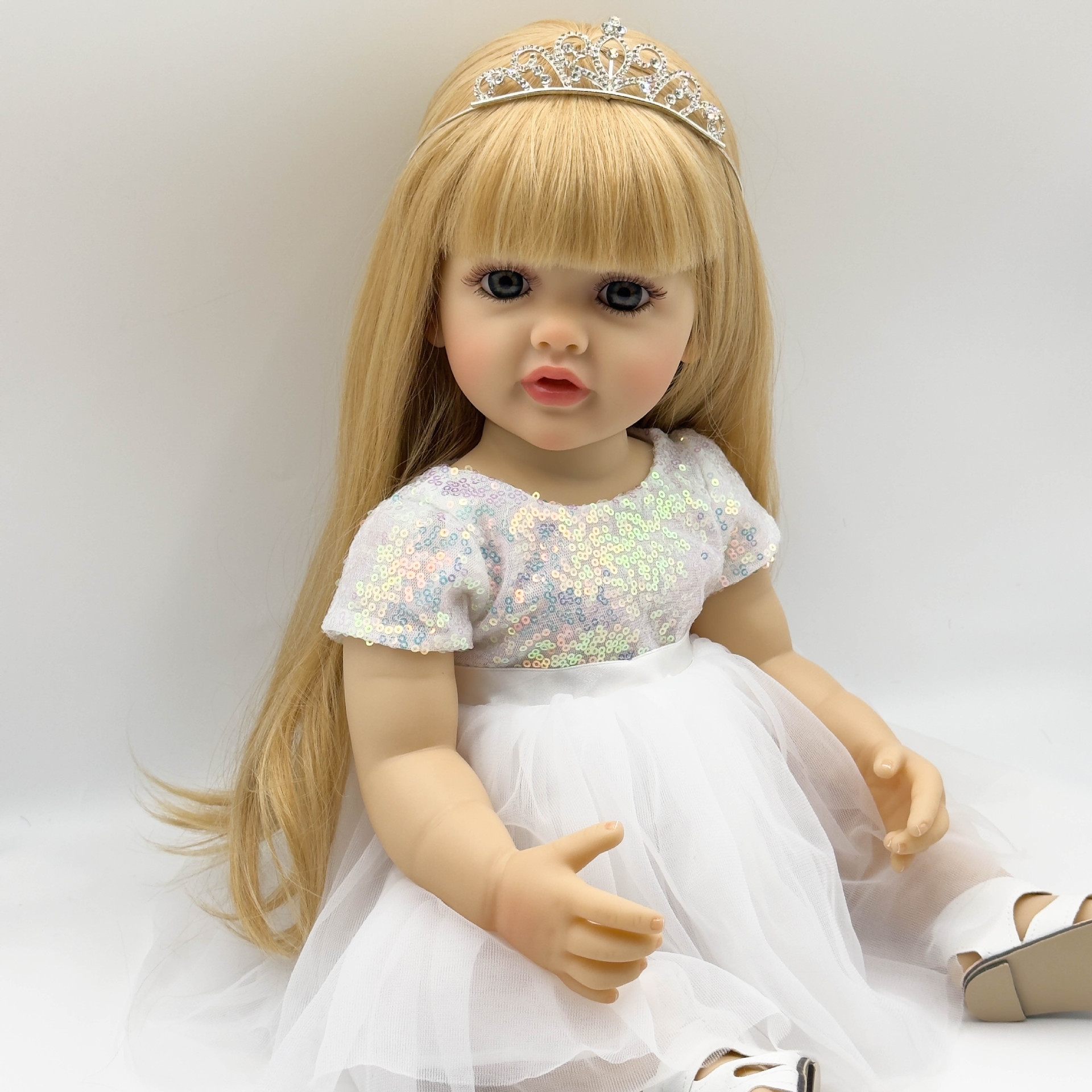NPK 55 cm de goma completa simulación muñeca renacida Betty suministro de comercio electrónico transfronterizo