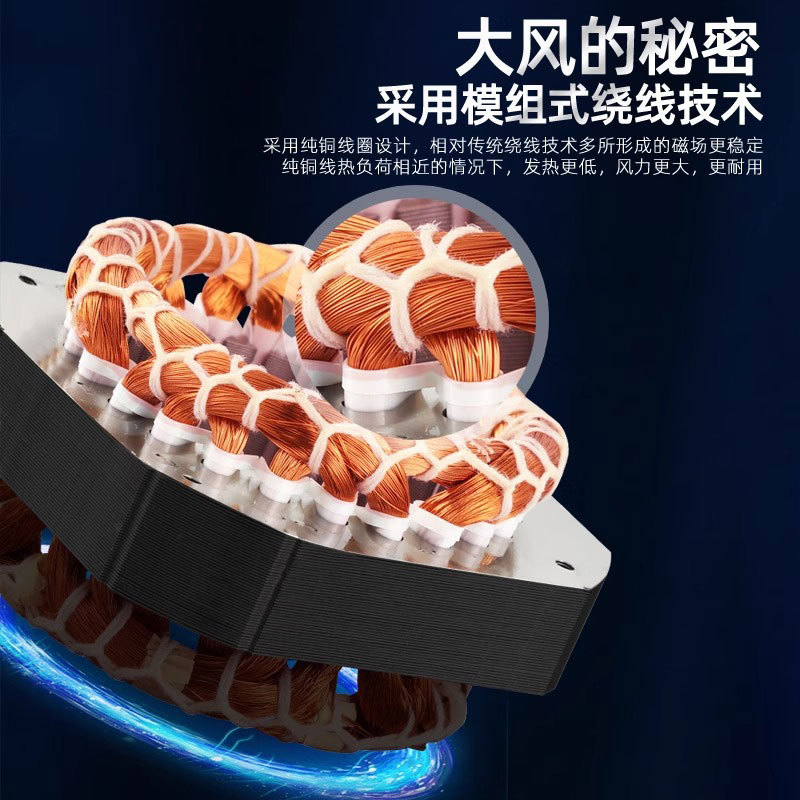 Industria de gran venta en el sudeste asiático, fuerte movimiento de cabeza, ventilador de tierra, gran viento, ventilador eléctrico de 18 pulgadas, ventilador de cabeza de hoja de aluminio