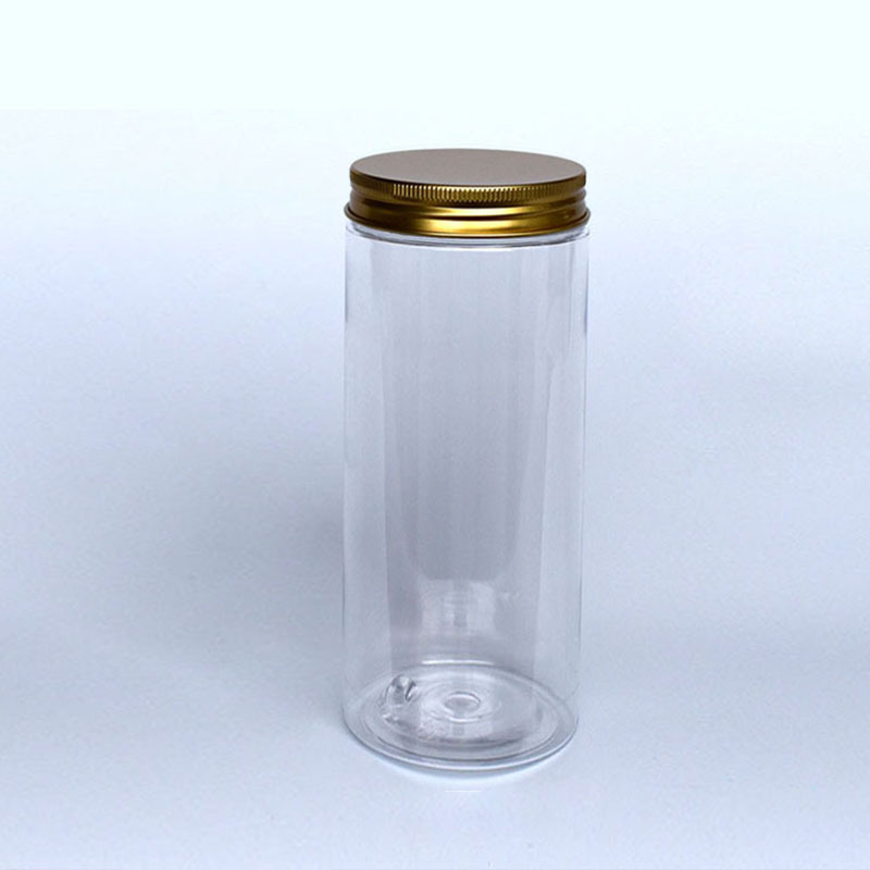 56牙350ml金色铝盖塑料瓶罐营养保健品冬虫夏草玛卡燕窝护肤去皱