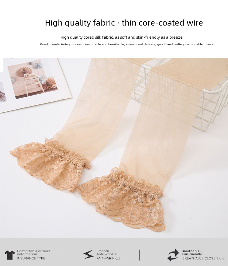 Europe et États-Unis chaussettes sexy au genou bas antidérapants bas chaussettes cuisses chaussettes hautes fines femmes usine directe en gros Yiwu_voghion.com