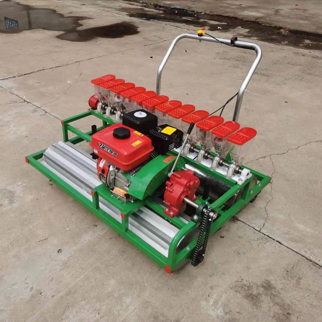 蔬菜精量播种机汽油机带小颗粒蔬菜药材谷子播种机