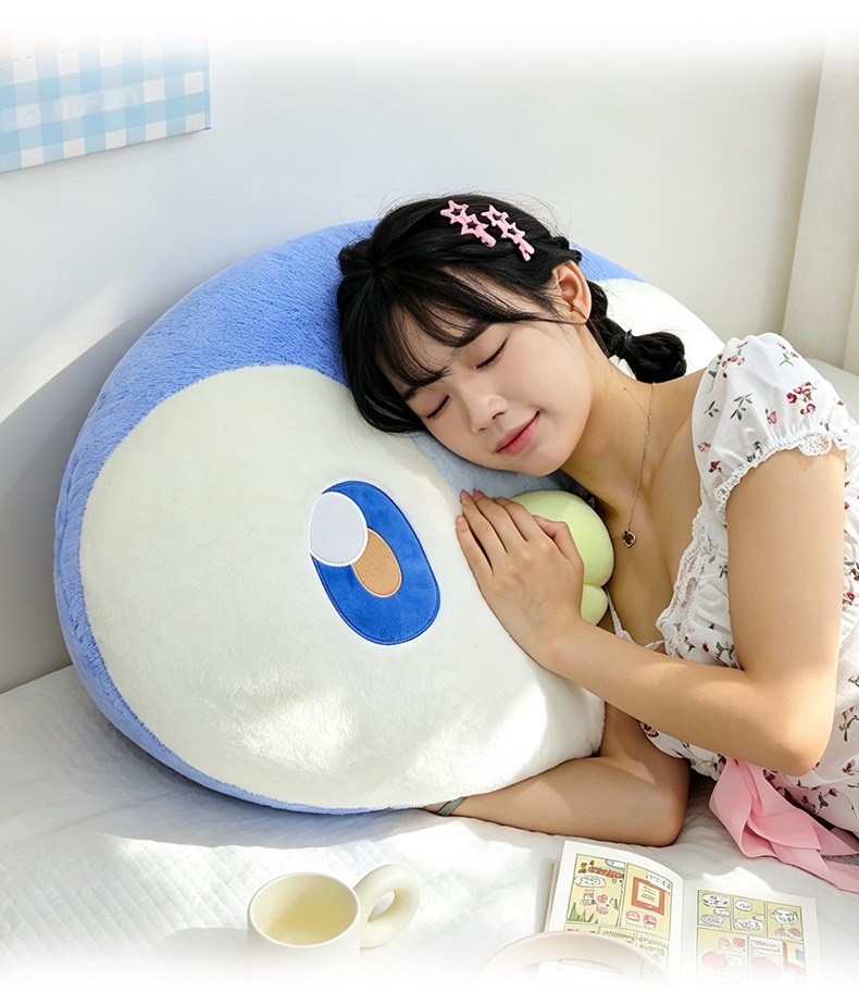 Foreign trade double-sided Pikachu plush pillow, Pogaman doll pillow, bed sleeping cushion, wholesale gift