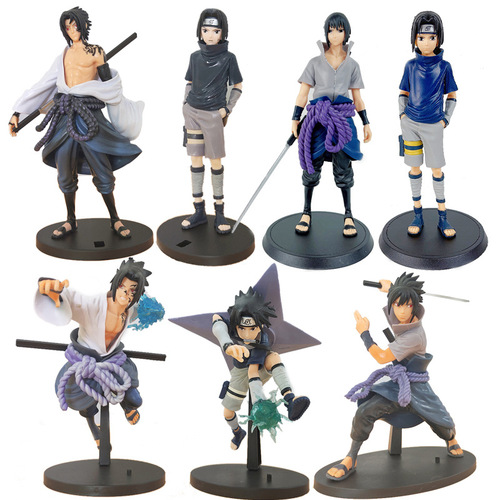 Naruto figures wholesale Uchiha Sasuke Naruto GK figures ornaments model peripheral anime figures