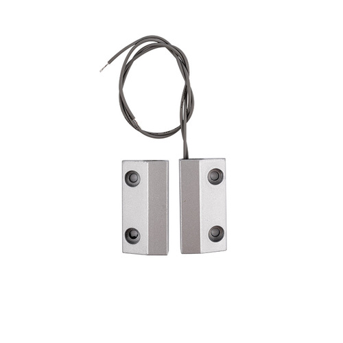 Iron door magnetic alarm sensor household switch cross-border wired anti-theft zinc aluminum alloy high decibel window impact suction