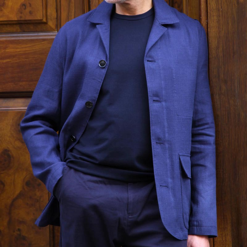 2024 men's spring and autumn cotton linen suit British style jacket top men_voghion.com