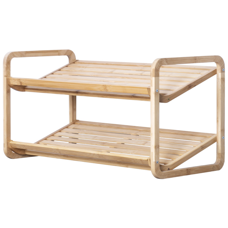 Zapatero dormitorio hogar Puerta de bambú dormitorio simple pequeño estrecho almacenamiento a prueba de polvo gabinete de zapatos de múltiples capas