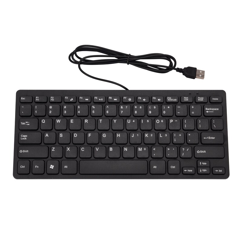 在庫あり 小さな言語有線キーボード ミニ ミニ チョコレート キーボード USB ポータブル ラップトップ キーボード|undefined