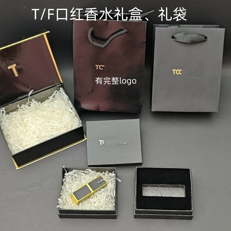 T's Lipstick, Lip Glaze, Perfume Gift Box, Gift Bag, Eye Shadow, Liquid Foundation Packaging Box, Packaging Bag in Stock
