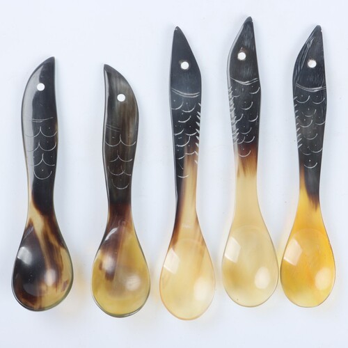 Horn spoon, rice spoon, coffee spoon, coffee stirring spoon, children's spoon