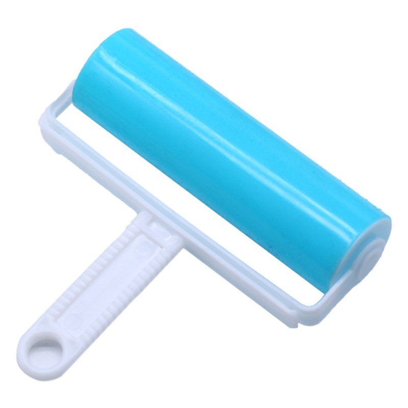 Lavable cepillo de rodillo pegajoso ropa de eliminación de pelo pegajoso removedor de pelo grande multifuncional con tapa