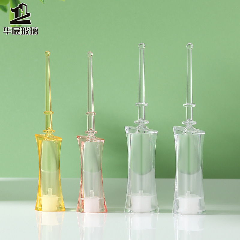 现货1ml2ml天线瓶针筒保鲜瓶精华液瓶一次性掰断后推瓶试用分装瓶