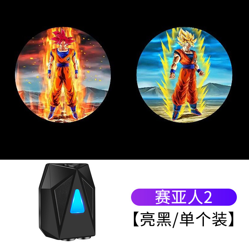 Dinámico Luz de bienvenida coche que lleva coche eléctrico motocicleta proyector de dibujos animados iluminación de la puerta luz del piso luz decorativa de la atmósfera