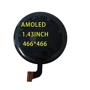 1,43-дюймовый круглый AMOLED-дисплей 466*466 QSPI-интерфейс круглый AMOLED-сборка со встроенным сенсорным экраном