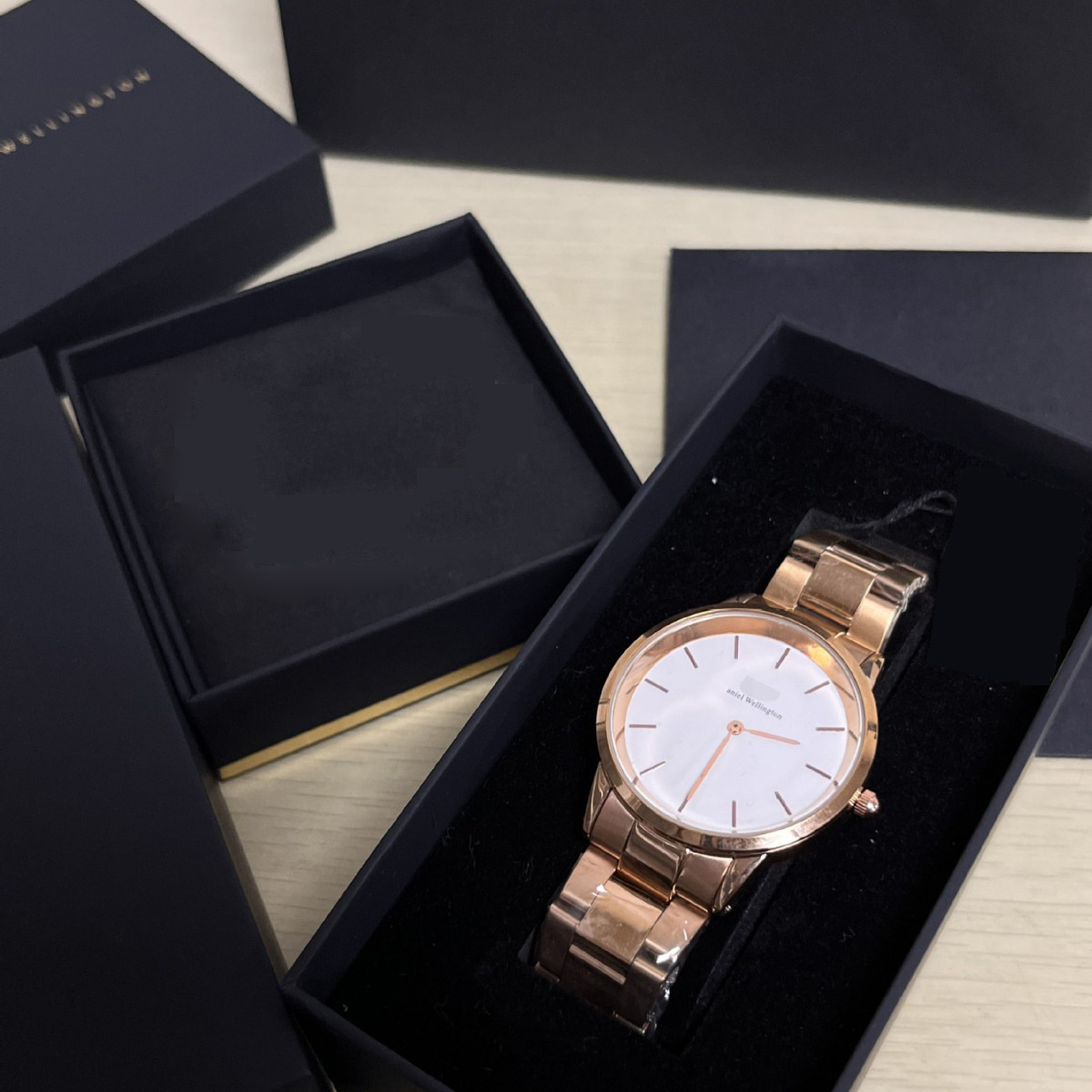 Quartz Watch Simple Elegant Retro Ins Style Accessible Luxury Watch Gift Box Packaging Women's Watch Quartz Ladies Couple Watch