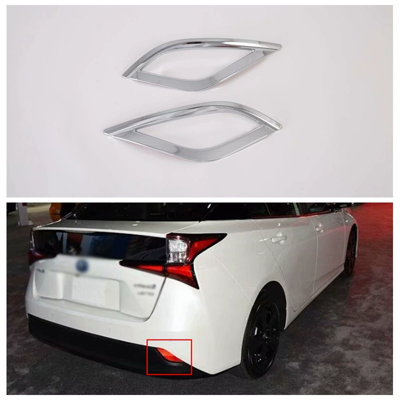 19 PRIUS задняя противотуманная фара крышка противотуманная фара модификация рамы подходит для Toyota новая PRIUS противотуманная фара декоративные блестки M