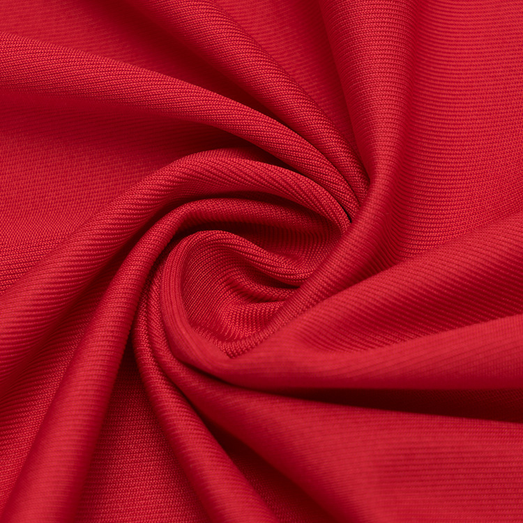 190g健康布弹力布 超薄南韩丝涤氨针织拉架 双面校服卫衣外套面料
