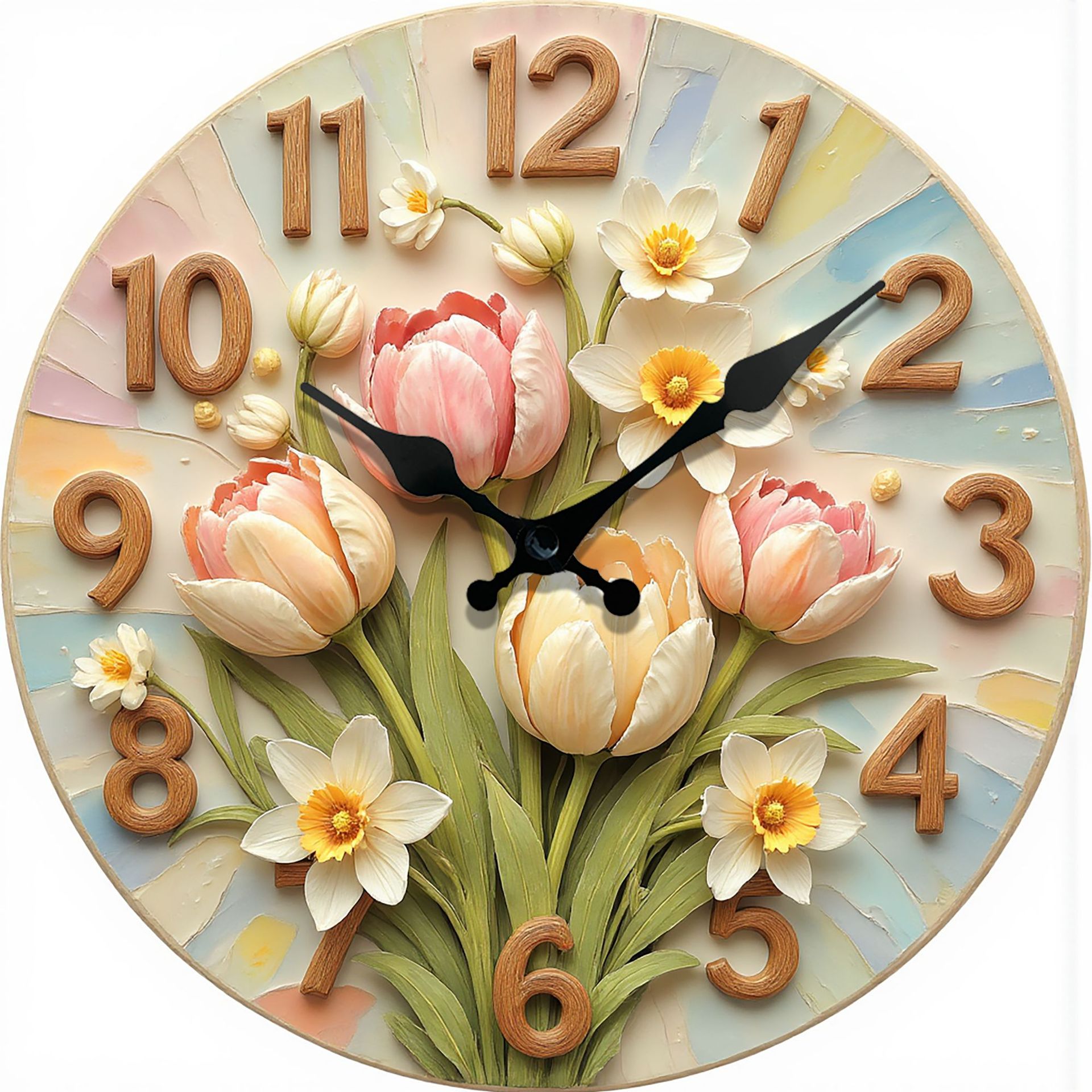 Reloj de efecto pseudo-estéreo nuevo de venta caliente transfronteriza, reloj de estilo de caricatura real, reloj de animales