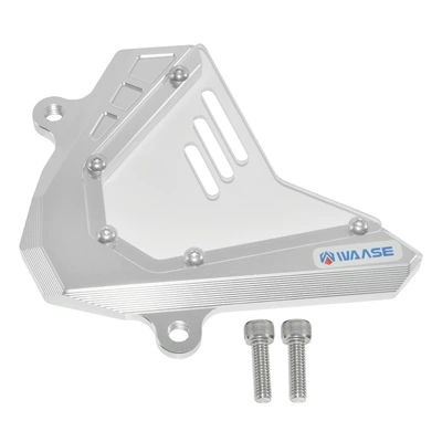 Motorcycle frame | headlight net bumper chassis - front-chain-cover-silver